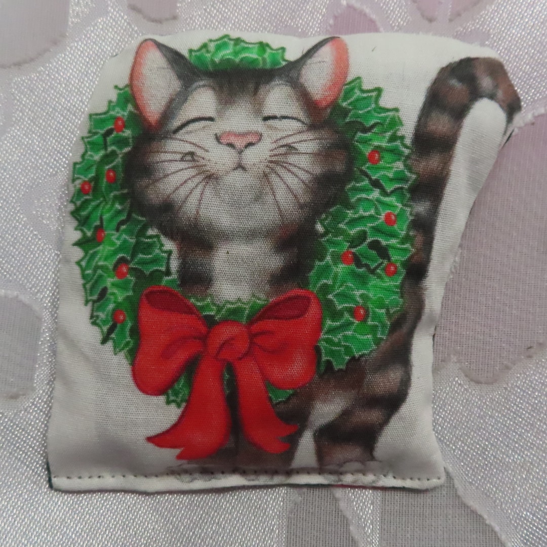 Christmas Catnip, Christmas Cats on Toys, Cat Lover Gift, Secret Santa