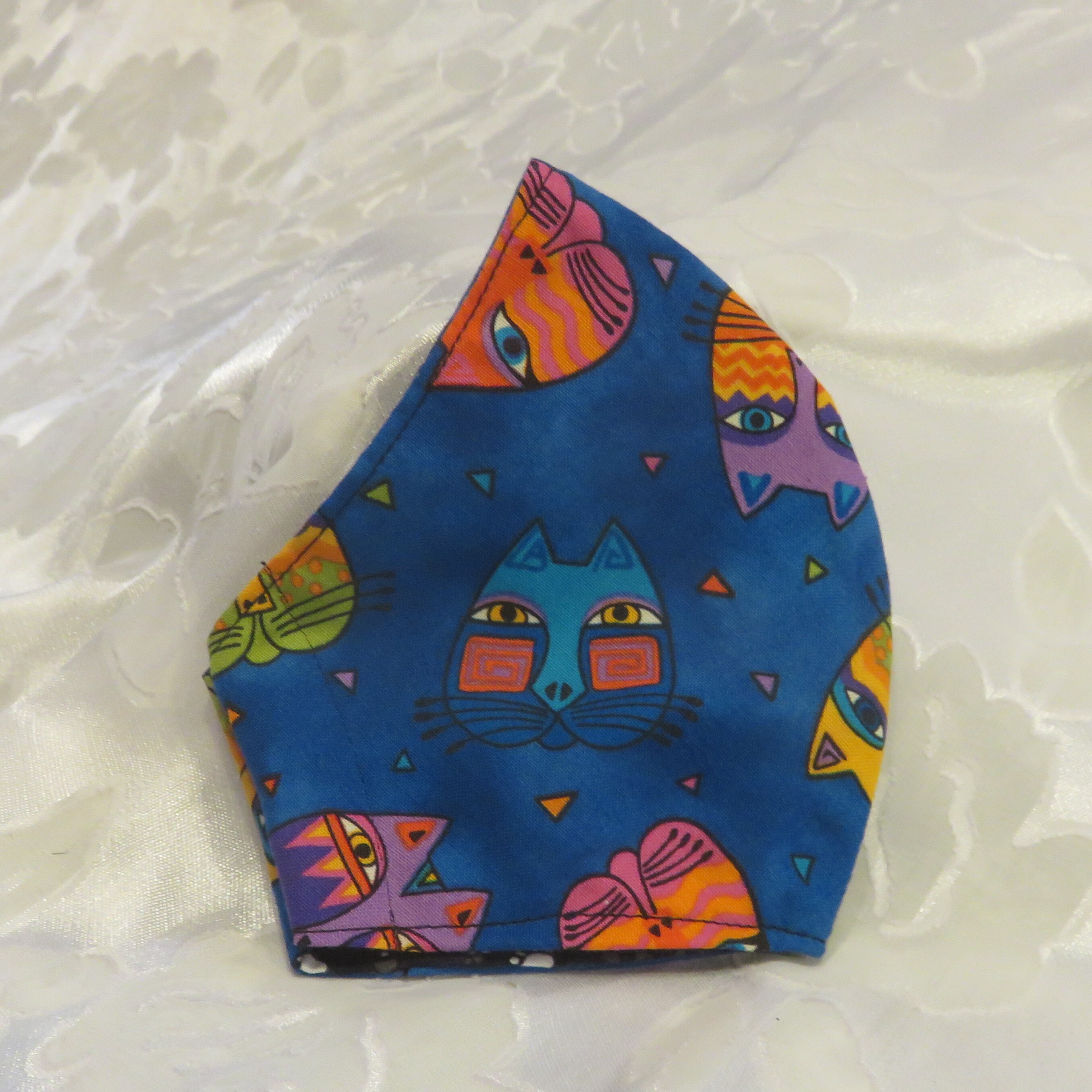 Laurel Burch face mask Cat face mask Cat design face mask Etsy