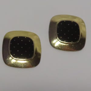 Laurel Burch Black Earrings, Laurel Burch lover gift, Vintage Laurel Burch