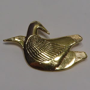 Laurel Burch Ducks Brooch, Bird Lover Gift, Laurel Burch Collectible