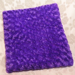Deep Purple Minky Catnip Pad, Refillable Catnip Mat, Crinkle Catnip Mat, Cat Lover Gift, Mimi Catnip, Lavender Catnip Toy