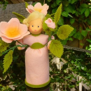 Seasonal table doll wild rose image 1