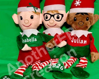 blank plush elves