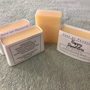All Natural Dandelion Soap,Handmade All Natural Soap,Plant Based Soap,Handcrafted Soap,Handmade Soap,Vegan Soap,Essential Oil Soap