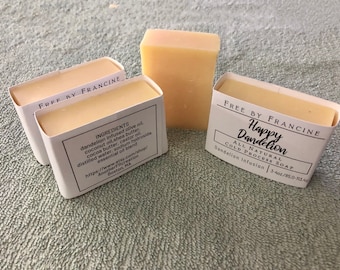 All Natural Dandelion Soap,Handmade All Natural Soap,Plant Based Soap,Handcrafted Soap,Handmade Soap,Vegan Soap,Essential Oil Soap