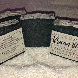 All Natural African Black Soap,Handmade All Natural Soap,Plant Based Soap,Handcrafted Soap,Handmade Soap,Vegan Soap,Essential Oil Soap