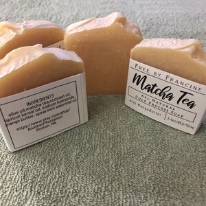 All Natural Matcha Tea Soap,Handmade All Natural Soap,Plant Based Soap,Handcrafted Soap,Handmade Soap,Vegan Soap,Essential Oil Soap