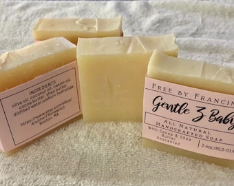 All Natural Gentle Baby Soap,Handmade All Natural Soap,Plant Based Soap,Handcrafted Soap,Handmade Soap,Vegan Soap,Essential Oil Soap