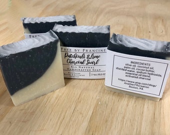 All Natural Patchouli and Lime Soap,Handmade All Natural Soap,Plant Based Soap,Handcrafted Soap,Handmade Soap,Vegan Soap,Essential Oil Soap