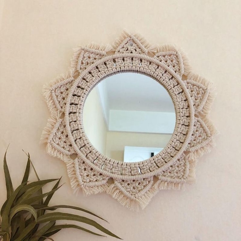 Minimalist Diy Boho Mirror for Living room