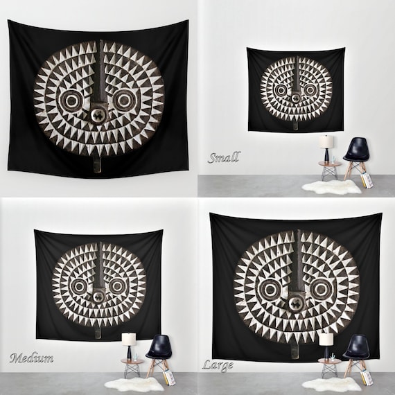 Black art tapestry wall hangings hotsell