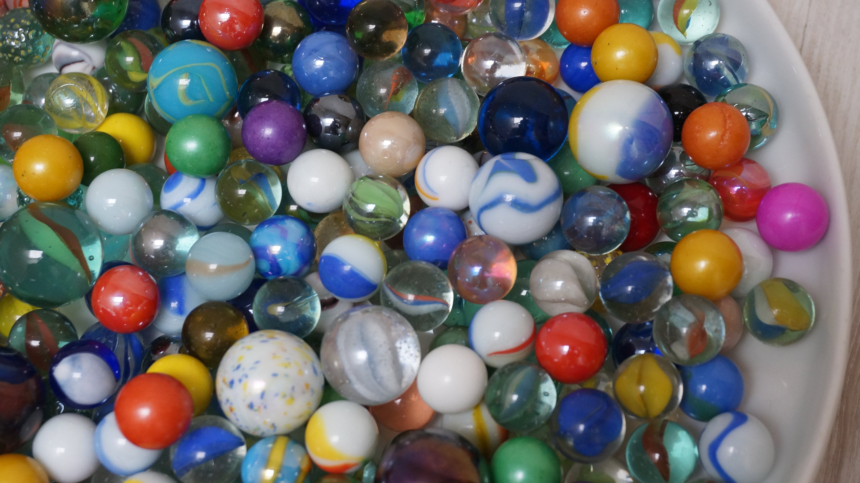 10, 20, 30, 50 or 100 RANDOM Vintage Marble Lot of Marbles Small Cat ...