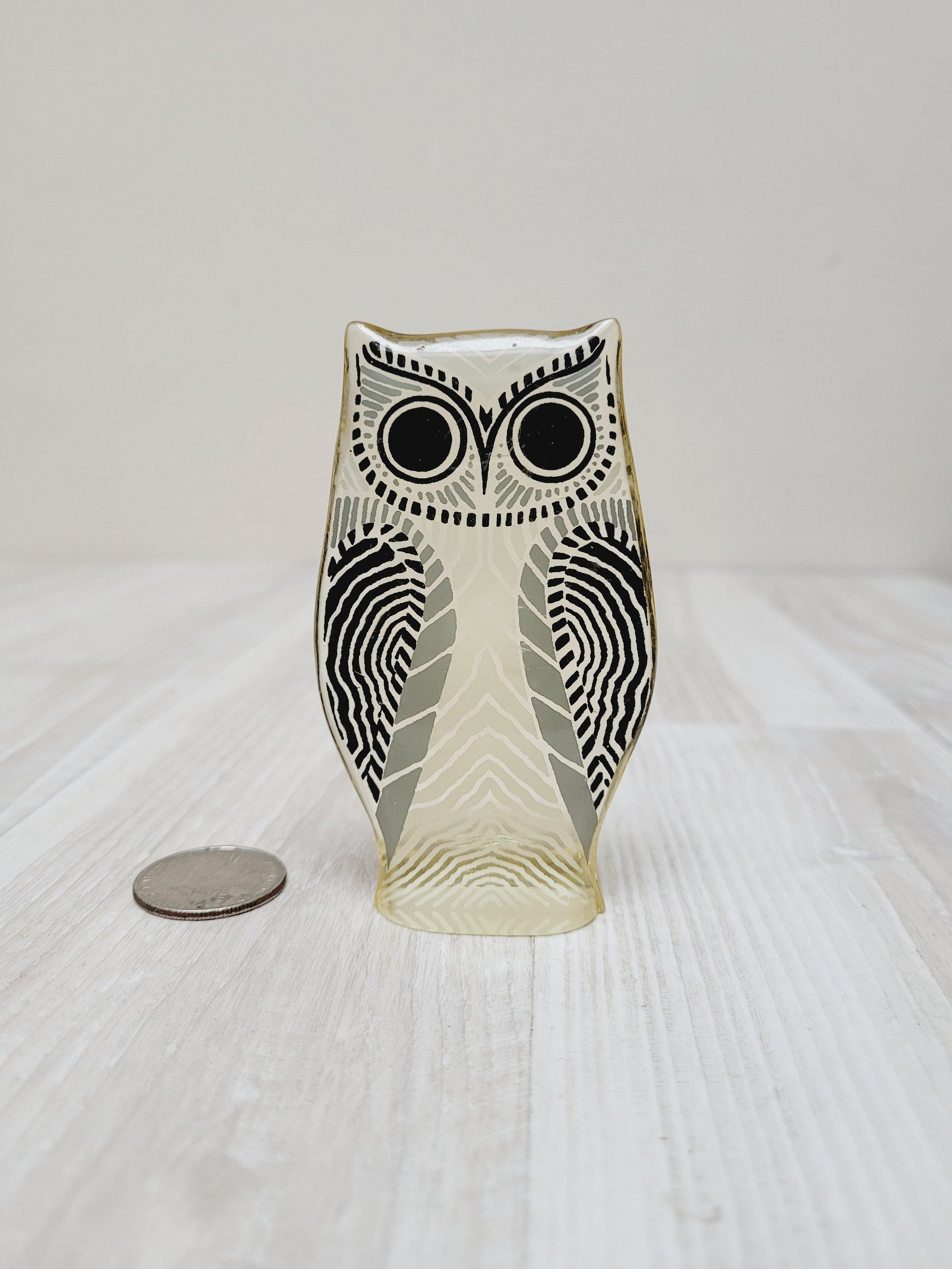 アブラハム パラトニック ブラジル オプアート ルーサイト フクロウ