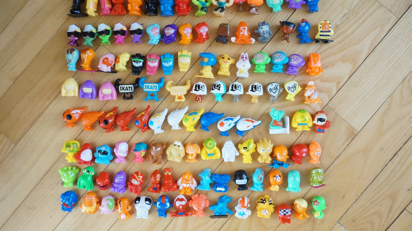 10 Oder 20 Zuf llige Crazy Bones Gogos Mini Monster Kunststoff Etsy