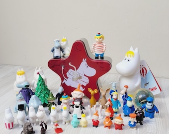 Choose Moomin figurine, Snork Moominmamma Snufkin Hattifatteners Moomintroll figure Kawaii Kid Toy Plastic movie made in Italy puzzle troll