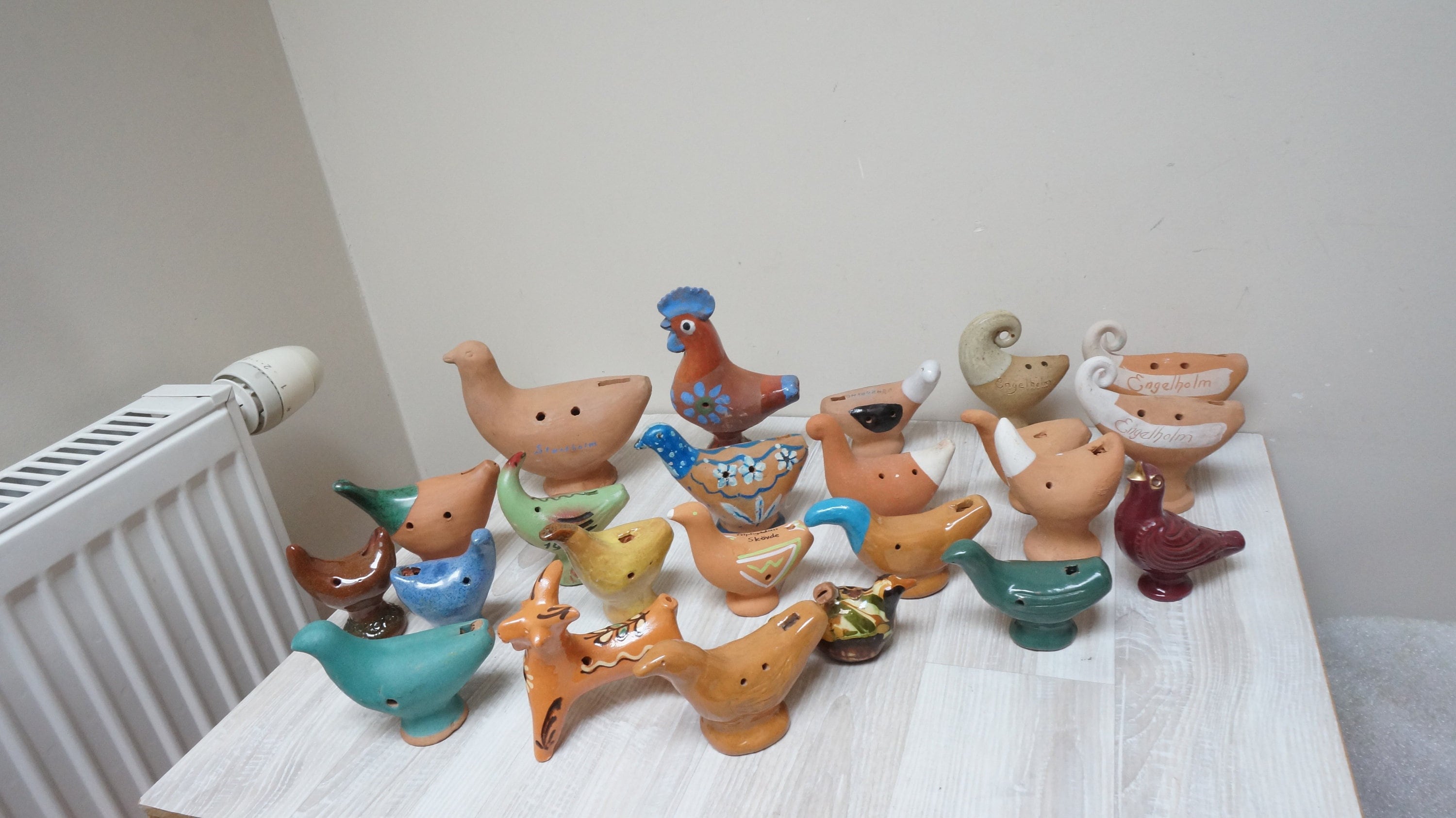  ibasenice 2pcs Resin Ocarina Ceramic Flute Pottery