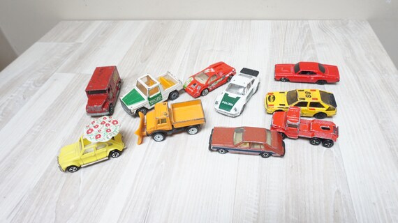 Lot Of Vintage Matchbox, Hot Wheels, Majorette Diecast Cars – 1970s-2000s