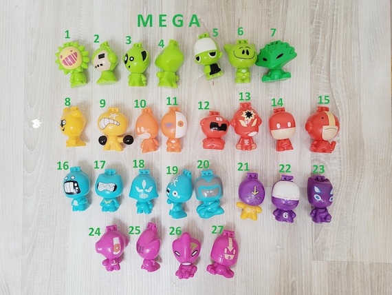 Gogo's Crazy Bones Mega + Mini Metropolis フィギュア、ジャンボ