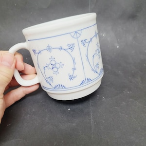 Kaffeebecher indisch blau