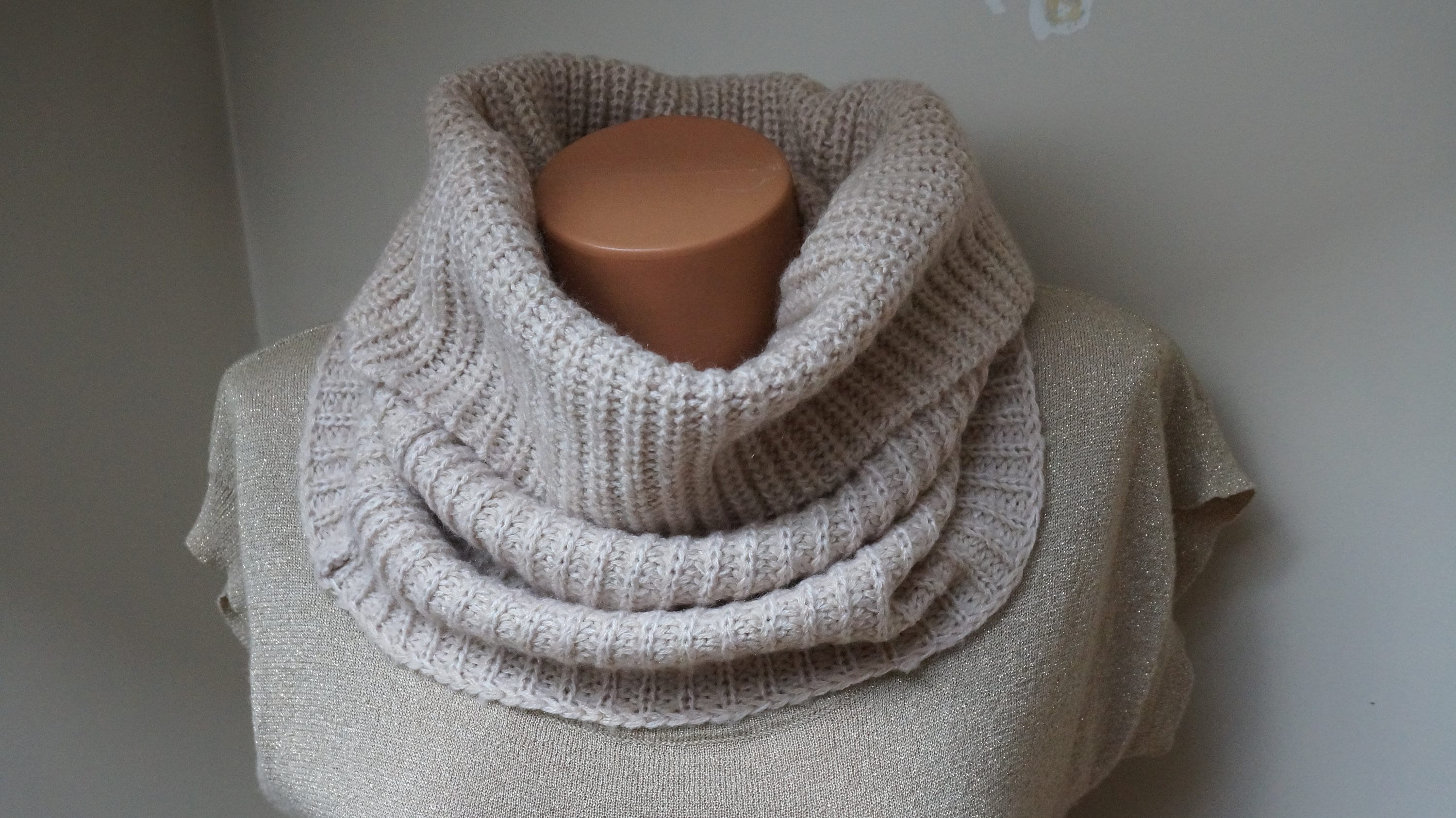 Echarpe à capuche enfant en laine de coton bio - personnalisable