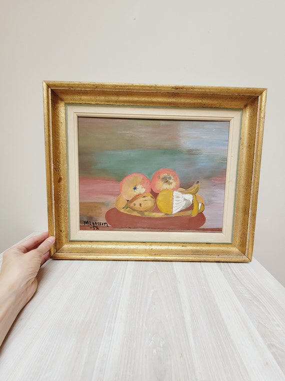 名も無い画家のビンテージ油絵　絵画　美術品　レトロ　japan vintage 名も無い画家のビンテージ油絵 絵画 美術品 レトロ japan