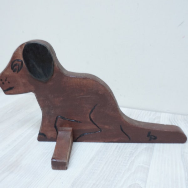 Dog Doorstop Etsy