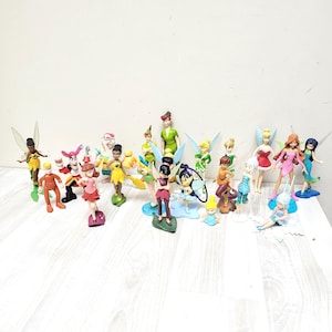 Choose ©Disney Peter Pan character figurine, Tinker Bell Jake pirate articulated toy pvc vinyl plastic poseable mini little small figure