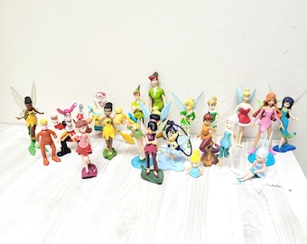 Choose ©Disney Peter Pan character figurine, Tinker Bell Jake pirate articulated toy pvc vinyl plastic poseable mini little small figure