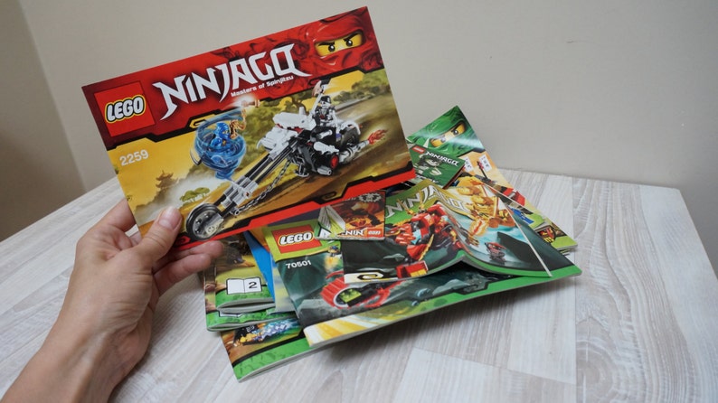 16 Lego Ninjago Anleitung Bauanleitung Bücher Viel Masse Etsy