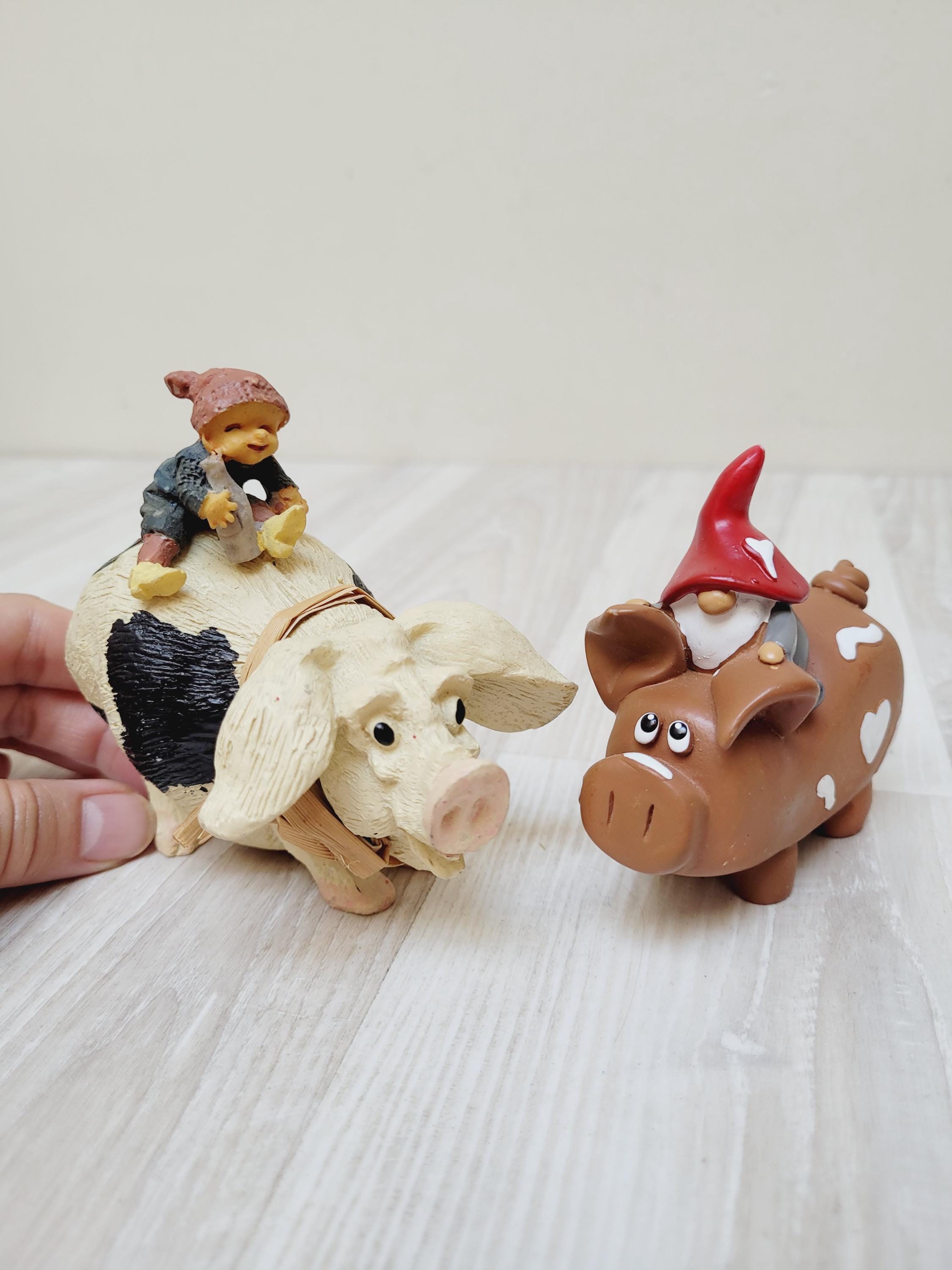 Vintage ceramic pig tabletop decor - Etsy 日本