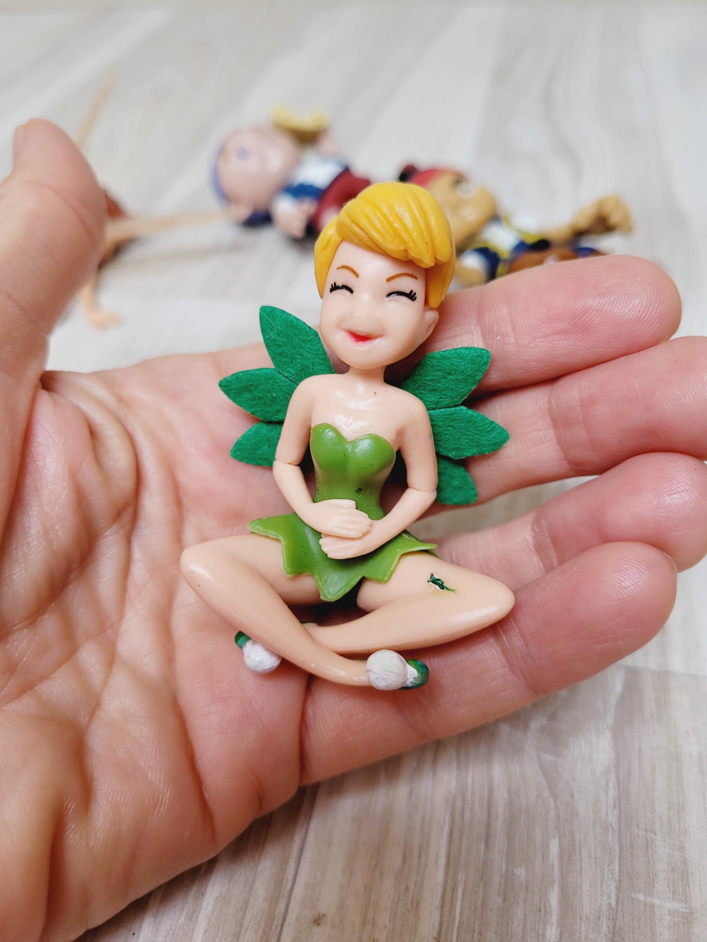 Disney ピーターパンのキャラクターフィギュア、ティンカーベル 