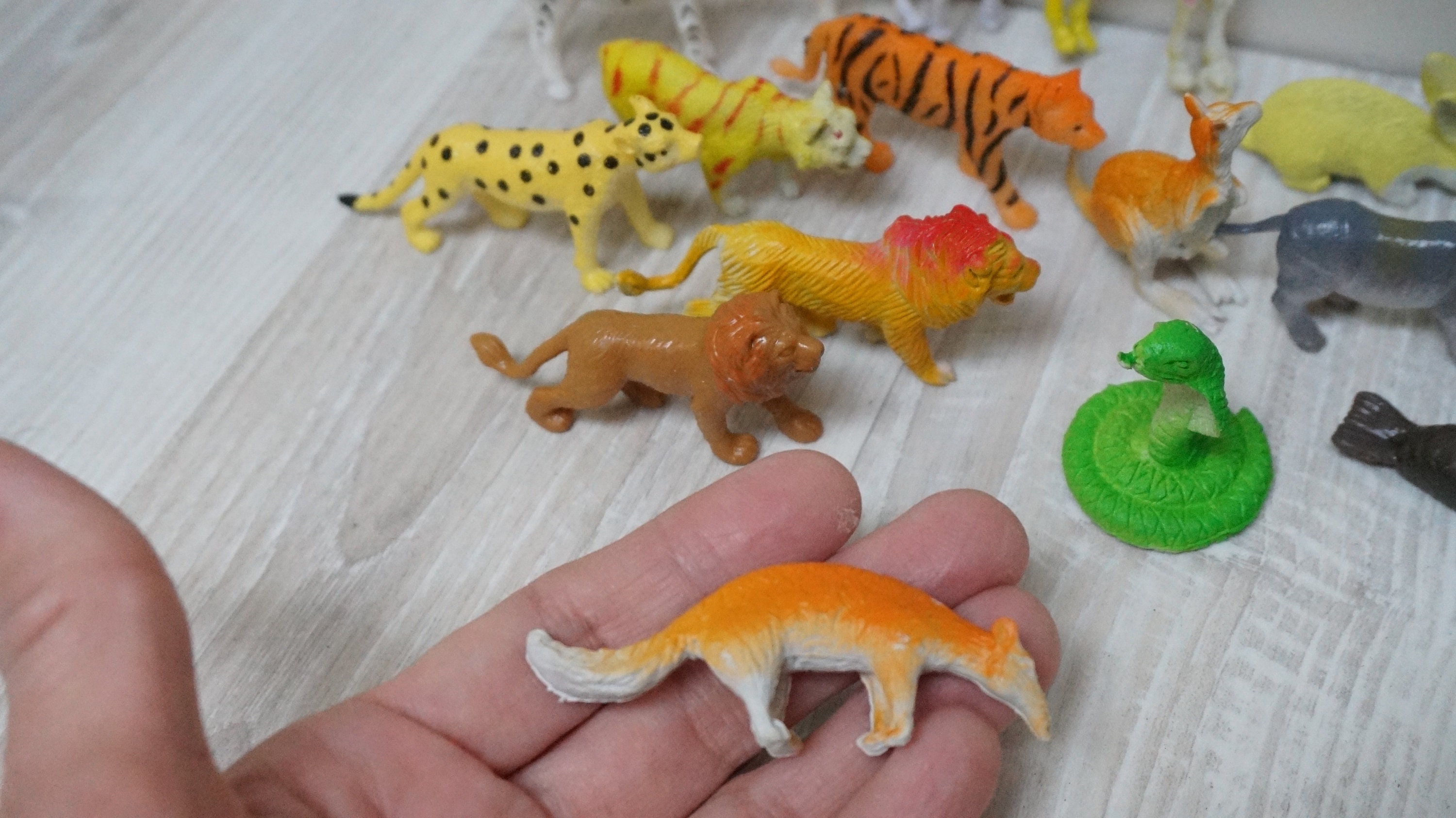 2 stücke Ziege Tierfigur Modell Spielzeug Kunststoff Bauernhof Zoo 