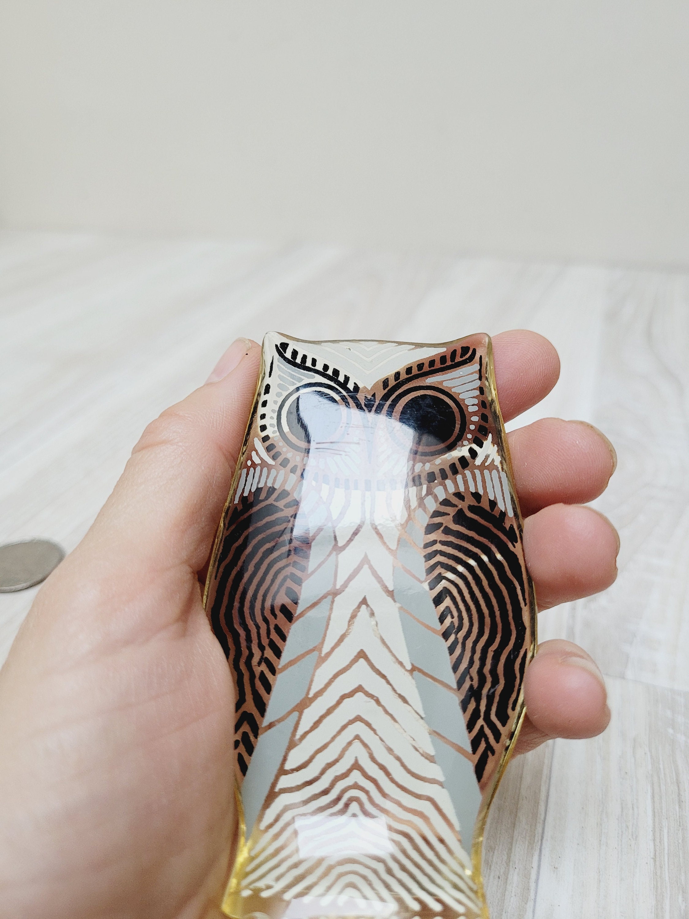 アブラハム パラトニック ブラジル オプアート ルーサイト フクロウ