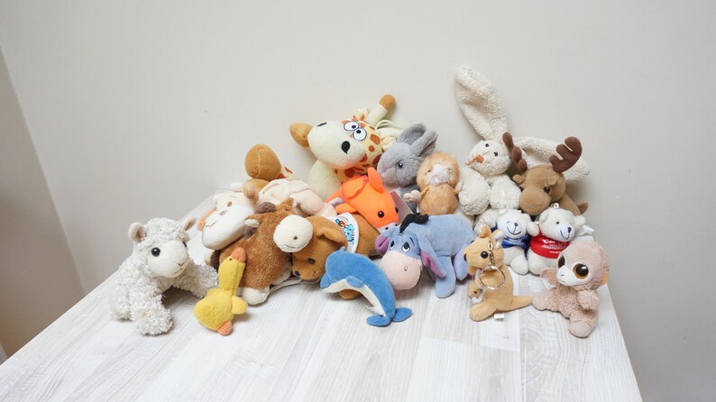 retro stuffed animals