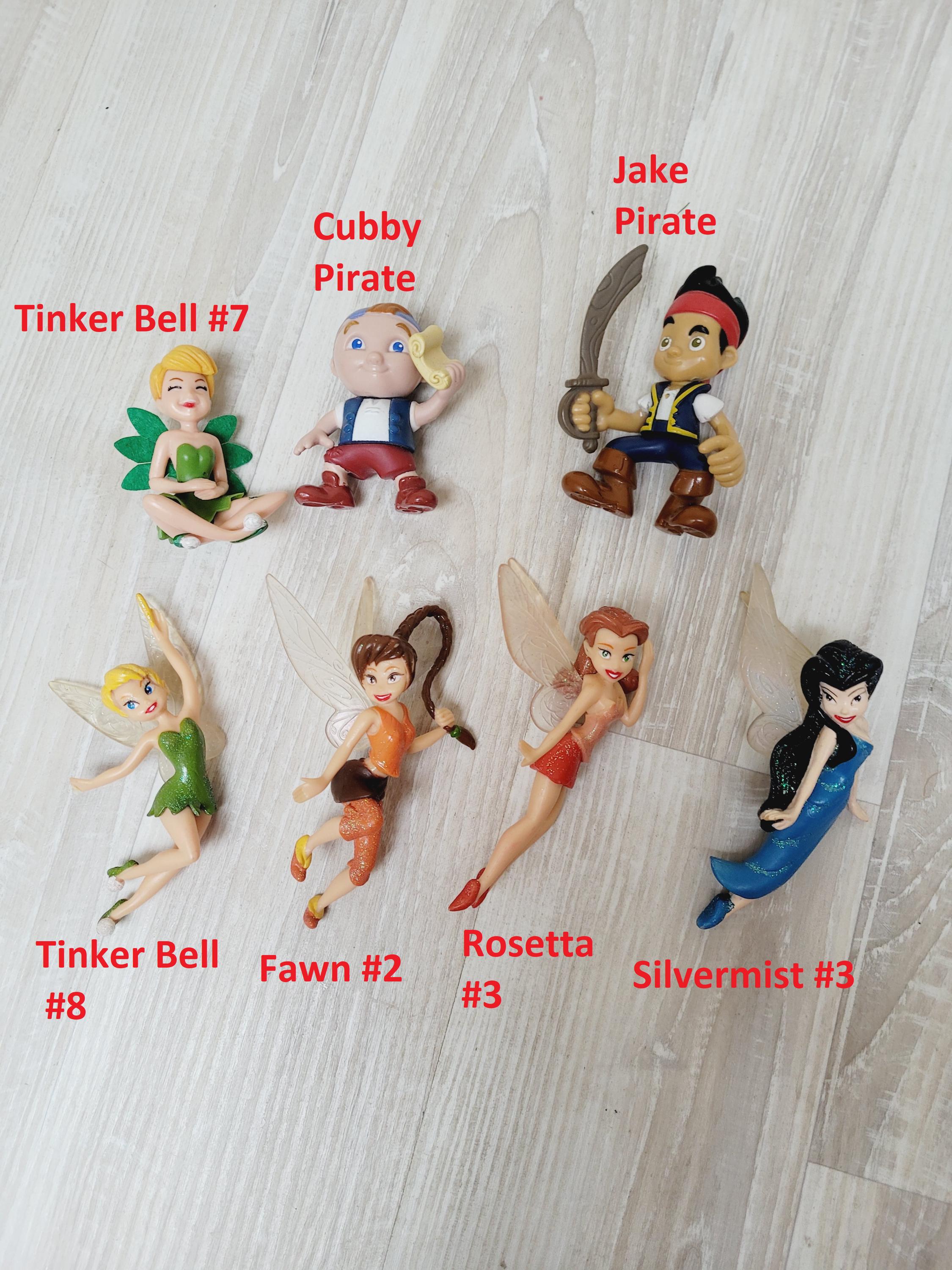 Disney ピーターパンのキャラクターフィギュア、ティンカーベル 