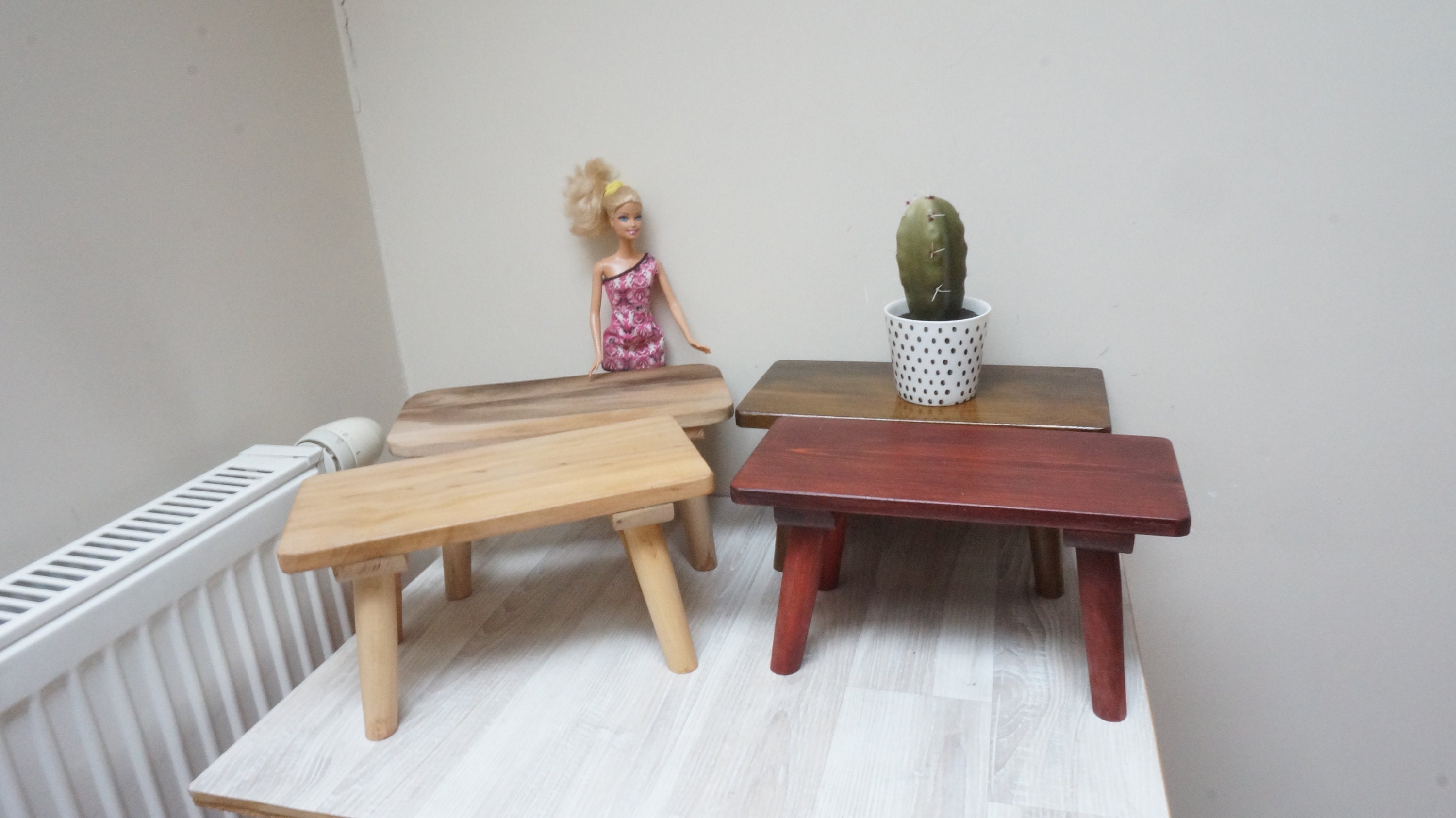 Möbelfüße Füße für Schrank Sofa Tisch Beine aus Holz Gerade Konisch 8cm –