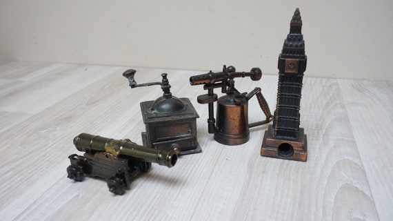 1/4 Scale Dollhouse Miniature Metal French Telephone Pencil Sharpener 1/4 Scale Dollhouse Miniature Metal French Telephone Pencil Sharpener