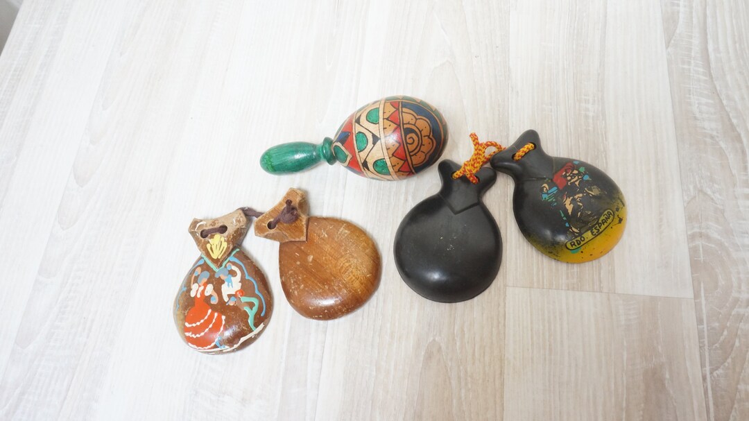 Little Maraca and Spanish Wooden Baby Rattle Etsy