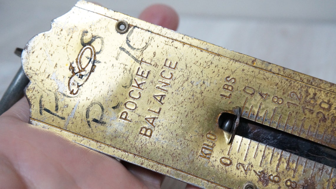 25 kg / 56 lbs German pocket balance spring scale weight Etsy