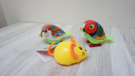 Mouse and Japanese YONE Birds, Zombie, Dracula Death Wind up