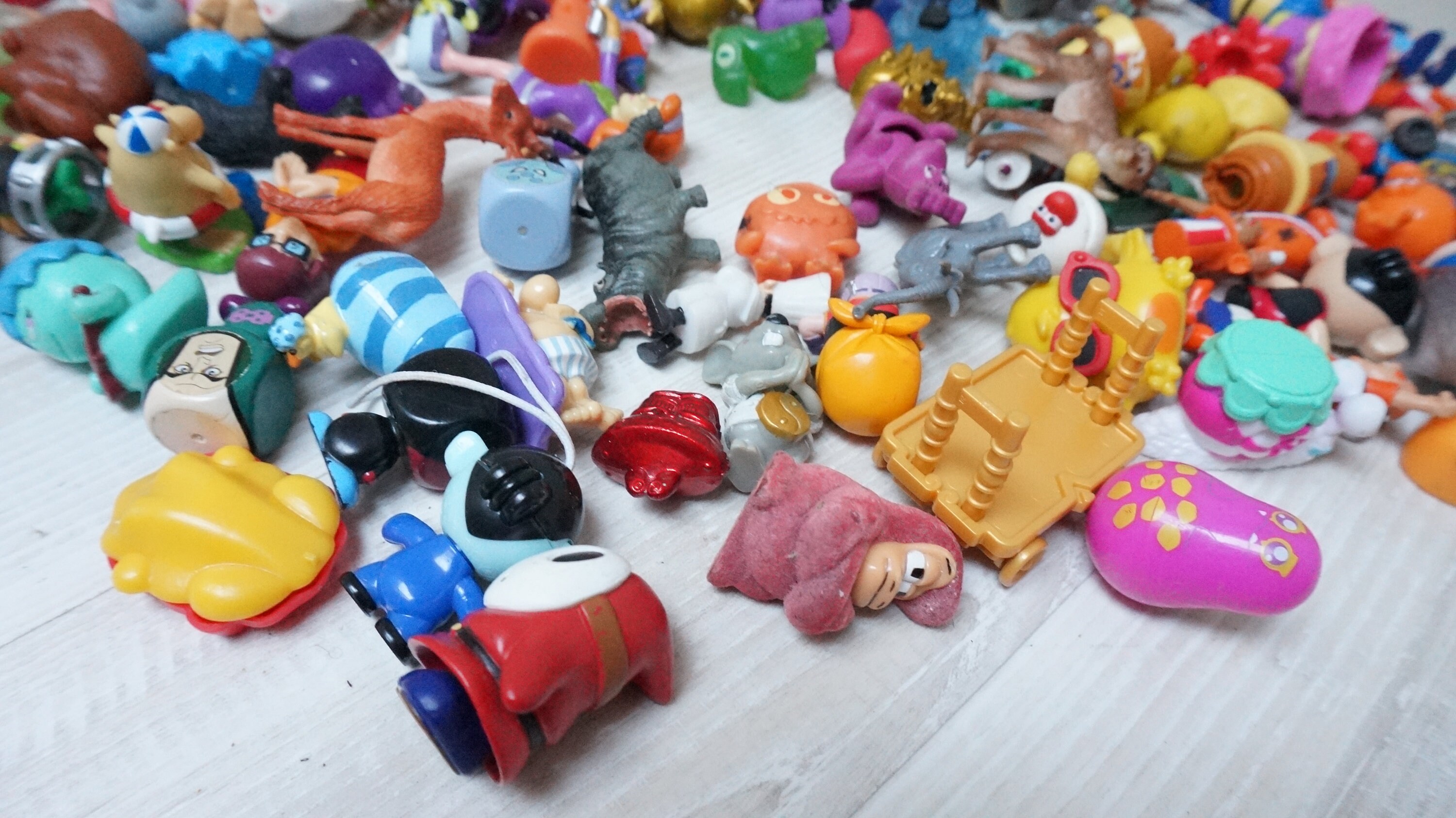 Lot of Random Mini Figurines, Animal Human Monster, Kinder Surprise ...