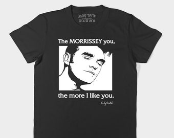 The Morrissey You tee for adults in black/ the smiths fan unisex postpunk 80s