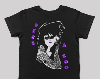 Siouxsie Sioux Peek-a-boo Unisex kids tee / Goth Baby Post Punk