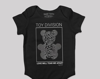 Goth Baby Clothes for Baby Shower Gift for Gothic Baby 80s Mock Rock Tee Toy Division Baby T Shirt