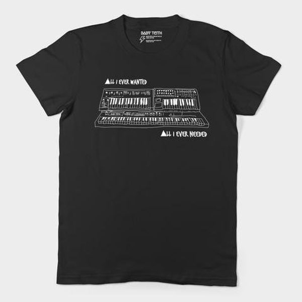 depeche mode All I Ever Wanted synth tee for adults // unisex inspired by Depeche Mode fans cool adults fashion darkwave