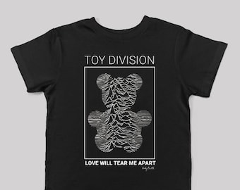 Goth Kids Clothes / Toy Division Kids Tshirt / 80s Music / Post Punk / Baby Teith