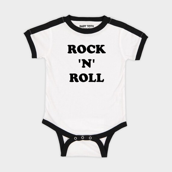 Rock n roll Baby bidysuit// baby 