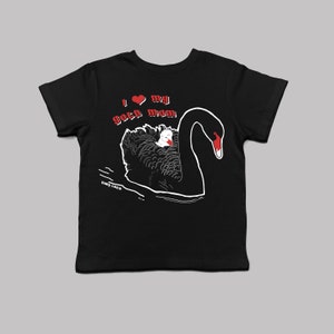 I Love My Goth Mom tee for kids 2T-6 / unisex goth kids fashion cool kids clothes 80s 90s alternative matching mom and baby set