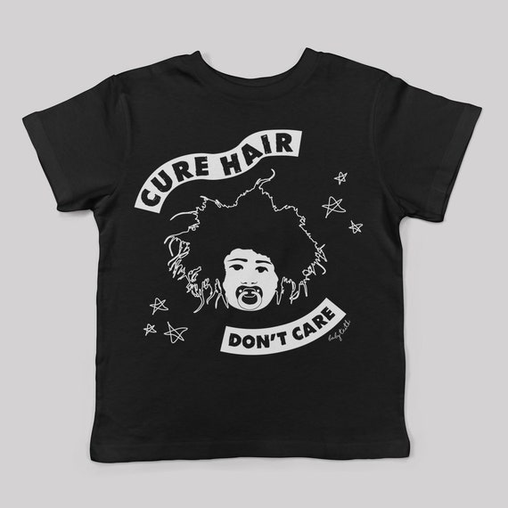 Goth Kids Clothes Cure Hair Don T Care Short Sleeve Kids Etsy