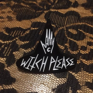 Witch Please Enamel Pin image 2